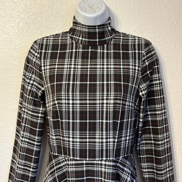 Annah Hariri Plaid Modest Maxi Dress Size 2 - Picture 3 of 7